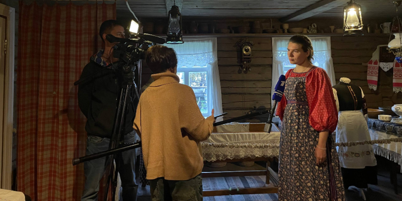 Съемки в Изборске снова проводил «Первый канал» - 2025-11-03 09:05:00 - 1