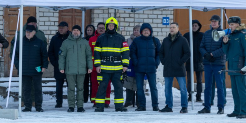 В Пскове состоялись тактические учения по ликвидации ЧС на производстве - 2026-01-08 15:05:00 - 1