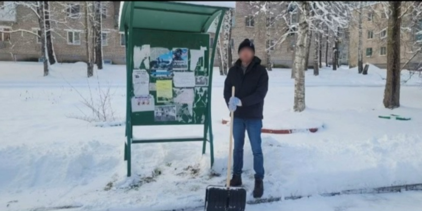 Житель Великолукского района отправился чистить снег за неуплату алиментов - 2026-01-16 14:05:00 - 1