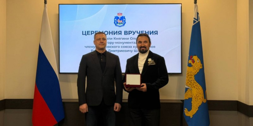 Скульптор Виталий Шанов награжден медалью Княгини Ольги - 2026-02-05 14:05:00 - 1