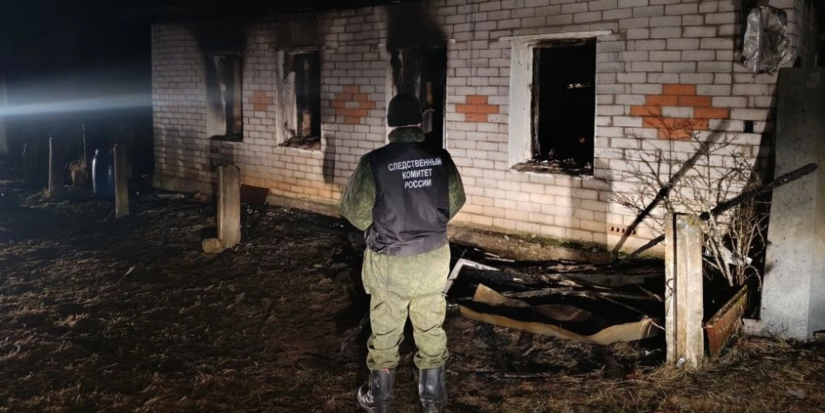 В Порховском районе при пожаре погибла пожилая женщина - 2026-04-05 18:05:00 - 1