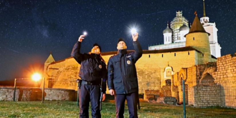 Псковские полицейские присоединись к акции «Время Гагарина» - 2026-04-13 11:35:00 - 1