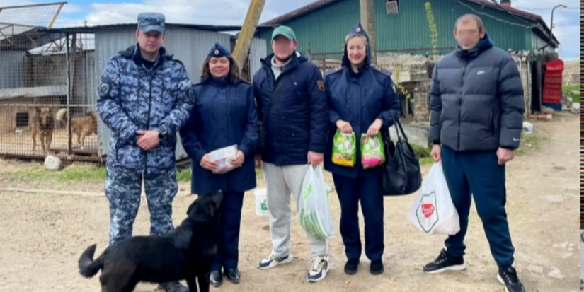 Сотрудники УИИ и осужденные посетили великолукский приют для животных - 2026-04-30 12:35:00 - 1