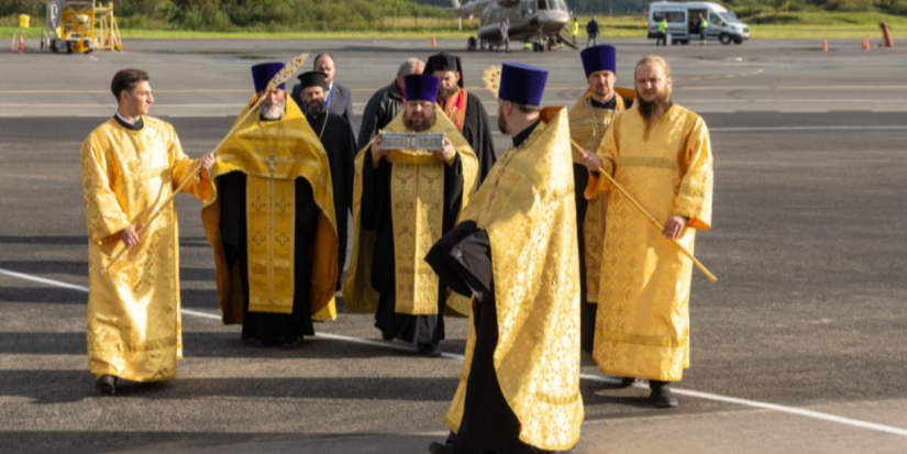 Мощи святителя Спиридона Тримифунтского принесены в Свято-Троицкий собор Пскова - 2026-09-01 09:35:00 - 1