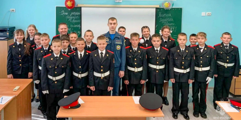 Великолукским кадетам напомнили правила пожарной безопасности - 2026-09-09 14:05:00 - 1