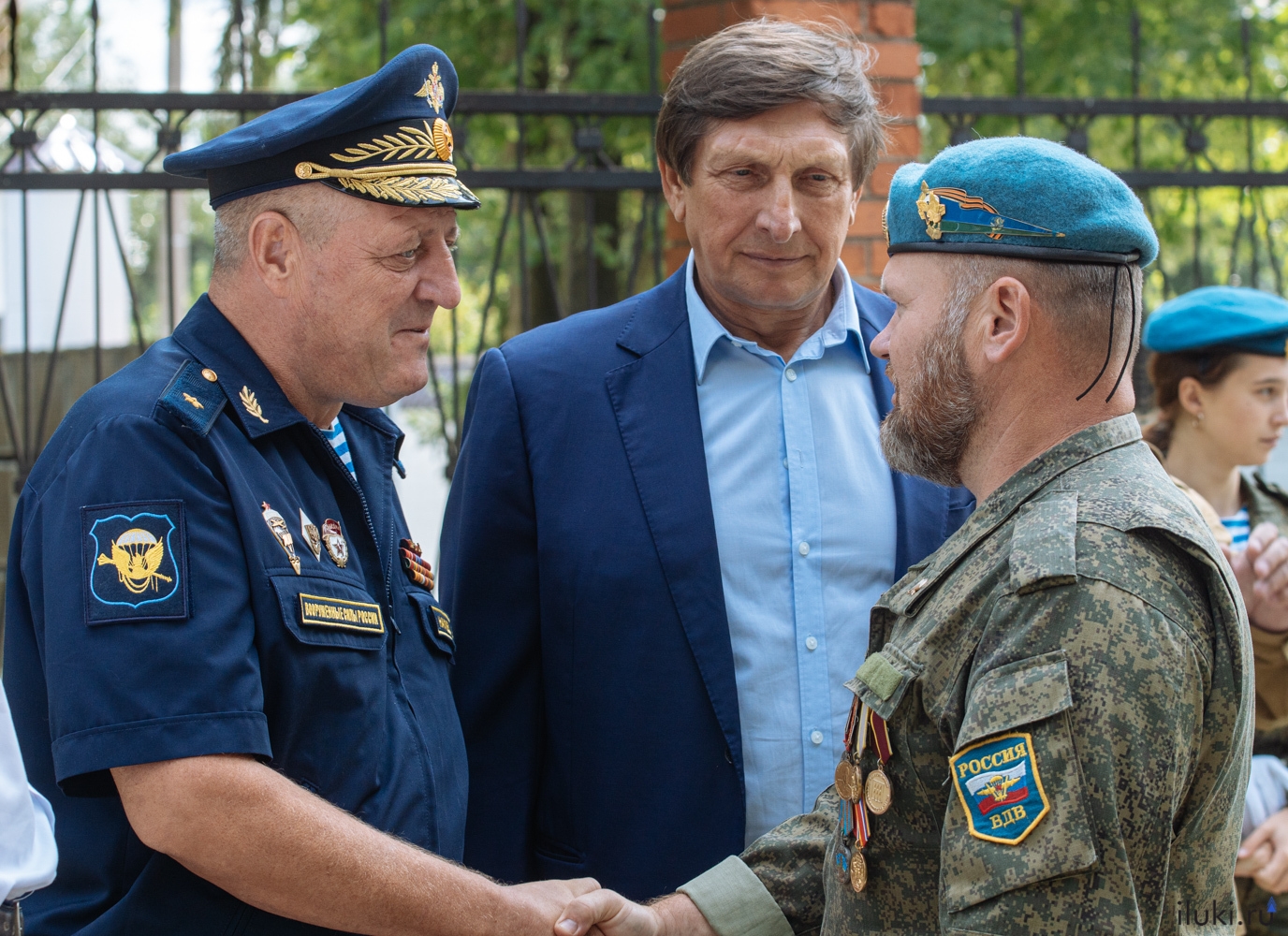 Великие Луки посетил Заместитель командующего ВДВ генерал-майор Наумец