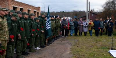 Останки псковского летчика Виктора Молчанова захоронили в Черехе - 2024-10-24 16:35:00 - 1