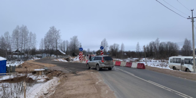 В Палкинском районе открыто движение по временному объезду моста - 2025-02-13 14:35:00 - 1