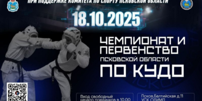 Чемпионат и Первенство Псковской области по кудо пройдут в Пскове 18 октября - 2025-10-16 16:05:00 - 1