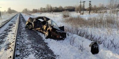 Легковушка вылетела под поезд в Локнянском районе. - 2026-01-18 15:32:49 - 1