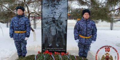 В Пскове освятили памятный знак погибшим военнослужащим и сотрудникам Росгвардии - 2026-02-06 16:35:00 - 1