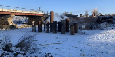 Начался ремонт моста через реку Кухва в Пыталовском округе - 2026-02-10 16:35:00 - 1