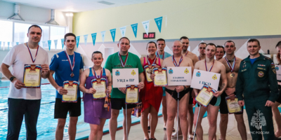 В МЧС Псковской области прошли соревнования по плаванию - 2026-02-13 10:05:00 - 1