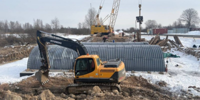 В Псковском районе ремонтируют мост через реку Олешенка - 2026-02-25 12:35:00 - 1