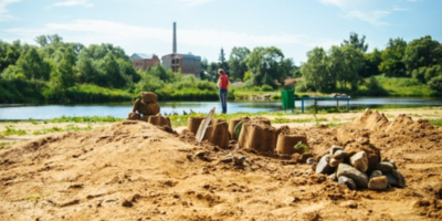 В Великих Луках устраняют дефекты на ранее благоустроенном пляже - 2026-04-13 15:35:00 - 1