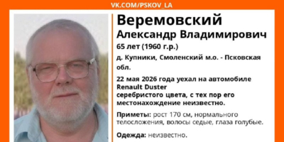 В Псковской области ищут пропавшего мужчину - 2026-05-25 15:05:00 - 1