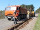 Ведутся дорожные работы на дороге Неелово – Кудина Гора – Печоры - 2022-05-11 13:35:00 - 5