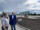 Строительство ФОКОТа в Дно проинспектировал Александр Котов - 2021-08-04 11:31:31 - 5