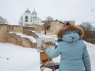 Студенты Академии художников им. И. Репина рисовали Изборск - 2023-02-02 10:35:00 - 6