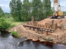 Через реку Гдовка возводят временный мост - 2026-06-03 13:35:00 - 5