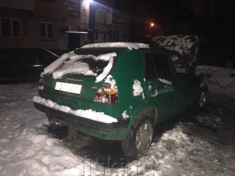 В Великих Луках подожгли автомобиль - 2021-02-02 10:43:00 - 2