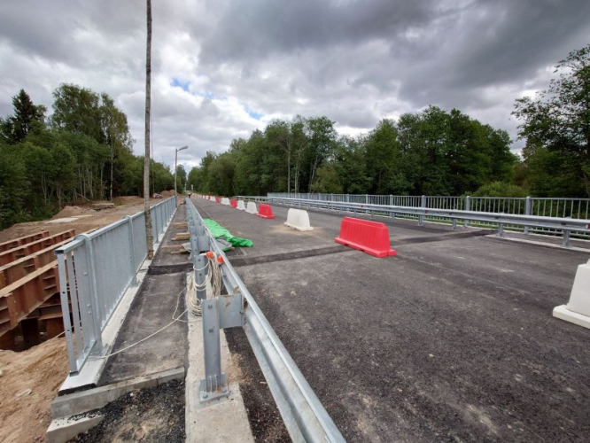 Продолжается капремонт моста через реку Идрянка в Себежском районе - 2023-08-07 10:35:00 - 2