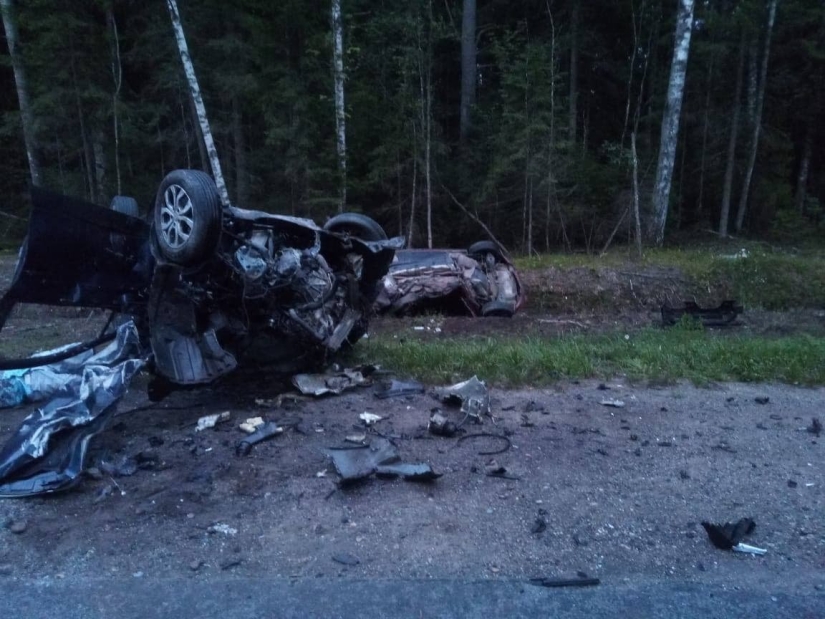 На трассе Санкт-Петербург – Псков в Плюсском районе в ДТП погибли три человека - 2021-07-30 22:34:00 - 2