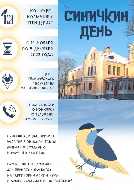 Великолучане будут соревноваться в конкурсе на лучшую кормушку для птиц - 2022-11-14 16:05:00 - 2