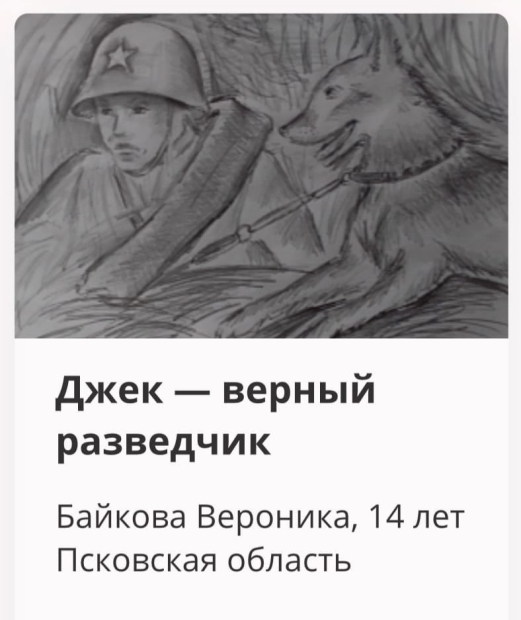 Работы жителей Псковской области нарисовали «Портрет фронтовой собаки» - 2022-08-12 13:35:00 - 2