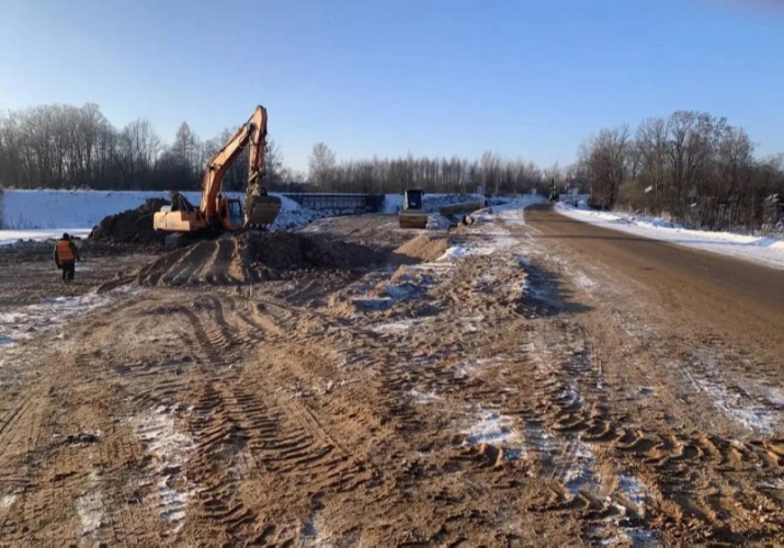 Начался ремонт моста через реку Кухва в Пыталовском округе - 2026-02-10 16:35:00 - 2