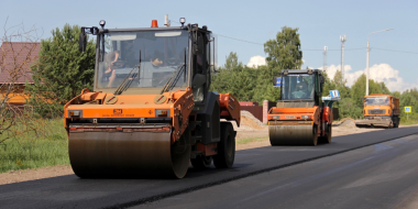 На трассе «Псков – Кислово – Палкино» укладывают асфальт - 2023-07-19 17:35:00 - 2