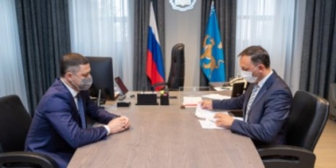 Строительство водовода в Пскове обсудили Михаил Ведерников и Сергей Грахов - 2021-09-09 09:57:00 - 2