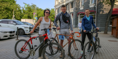 Акция «На работу на велосипеде» прошла в Пскове - 2023-05-26 12:35:00 - 2