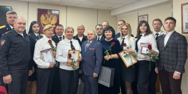 В территориальных органах чествуют участковых уполномоченных полиции - 2023-11-17 17:35:00 - 2