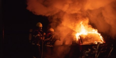 Короткое замыкание привело к возгоранию автомобиля в Куньинском районе - 2021-09-06 11:57:00 - 2