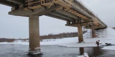 В Пушкиногорском районе продолжается капитальный ремонт моста - 2022-02-04 15:05:00 - 2