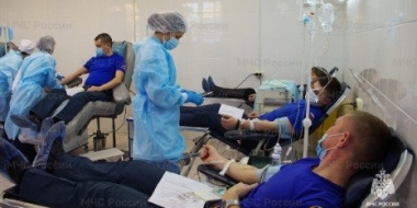 Российские спасатели сдали 4300 литров крови в рамках благотворительной акции - 2023-01-03 11:00:00 - 2