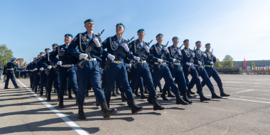 Воины Псковского гарнизона встретили День Победы торжественным маршем - 2023-05-10 15:35:00 - 2