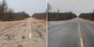 Дорога на границе Псковской и Новгородской областей отремонтирована досрочно - 2021-11-26 11:05:00 - 2