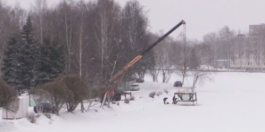Купель установили в Ловати - 2023-01-16 14:17:00 - 2