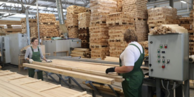 Губернатор посетил экспортный лесозавод «Судома» в Дедовическом районе - 2023-07-13 11:35:00 - 2