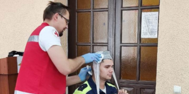 “Российский Красный Крест” провел для дорожных полицейских практическое занятие - 2023-10-17 16:35:00 - 2
