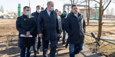 Михаил Ведерников совершил рабочий выезд на объекты улично-дорожной сети города Пскова - 2021-03-29 15:13:00 - 2 Михаил Ведерников совершил рабочий выезд на объекты улично-дорожной сети города Пскова - 2021-03-29 15:13:00 - 2