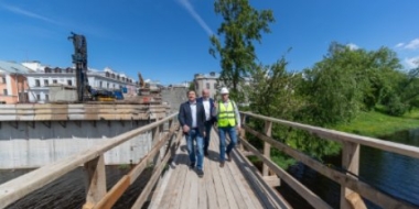 В Пскове продолжается реконструкция Троицкого моста - 2022-06-07 10:35:00 - 2