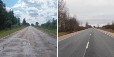 Завершен ремонт автодороги в Пыталовском районе - 2022-11-15 11:35:00 - 2