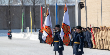 Боевые знамена торжественно вручены двум частям Псковского соединения ВДВ ​ - 2023-02-23 18:05:00 - 2