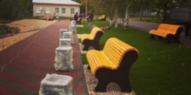 Работы по благоустройству сквера завершаются в Палкино - 2021-09-23 12:15:45 - 2