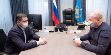 Михаил Ведерников провел рабочую встречу с Борисом Елкиным - 2022-01-10 16:05:00 - 2