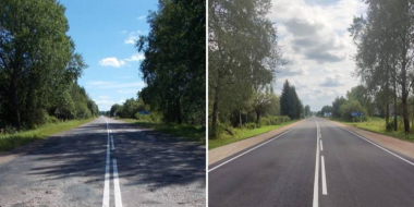 В Новоржевском районе завершен ремонт дороги, ведущей в Остров - 2023-08-29 09:05:00 - 2