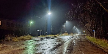 В деревне Баландино Великолукского района появилось ночное освещение - 2021-11-12 11:59:00 - 2